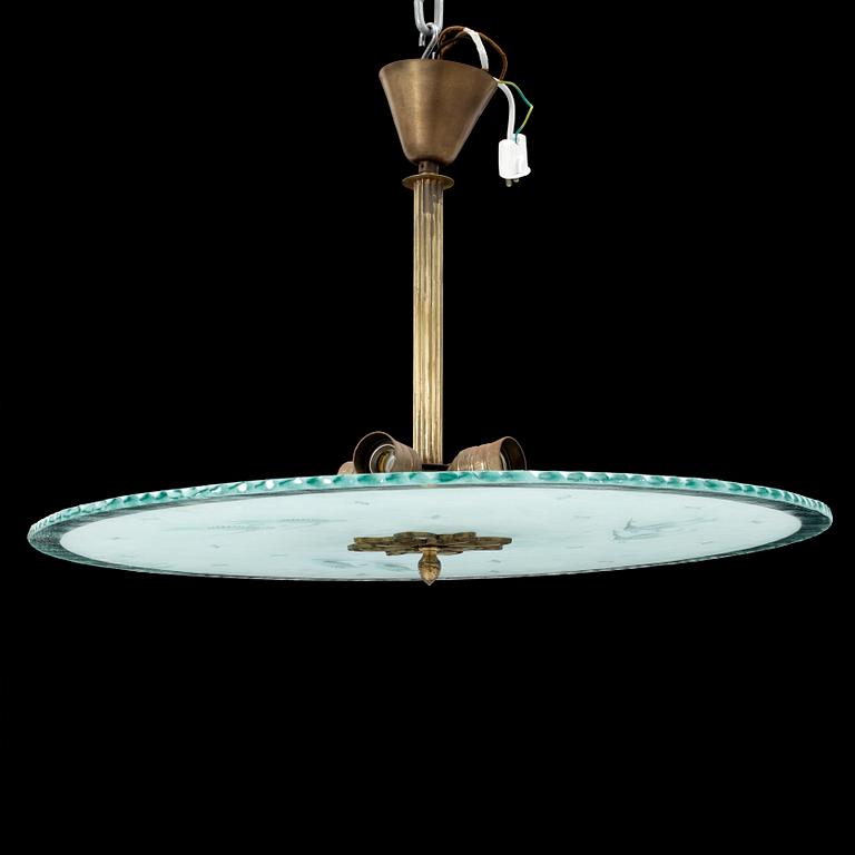 TAKPLAFOND, 1940-tal. Höjd ca 42 cm.