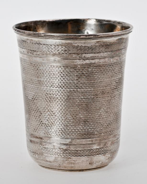 BÄGARE, silver, Moskva Ryssland 1875.