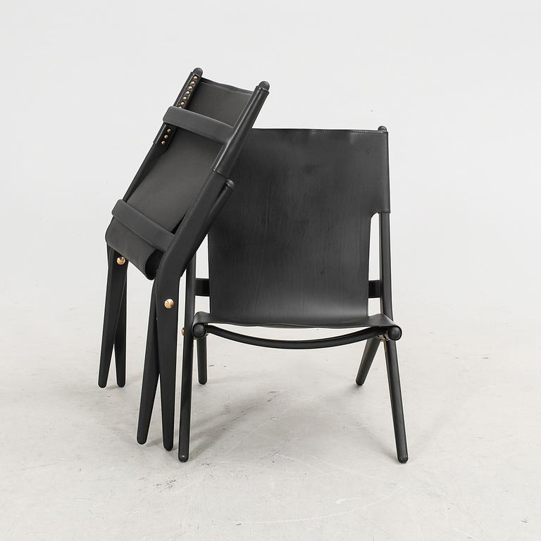 A 2022 easy chair 'Saxe chair' by Mogens Lassen, By Lassen Copenhagen.