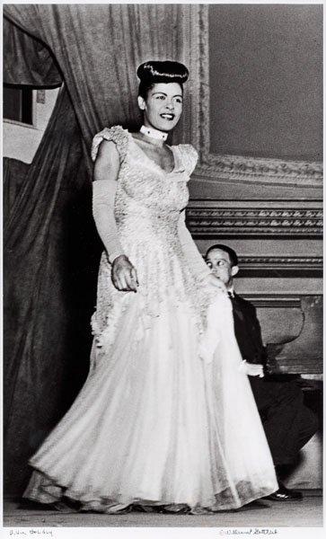 William P. Gottlieb, Billie Holiday, Carnegie Hall New York, 1946.