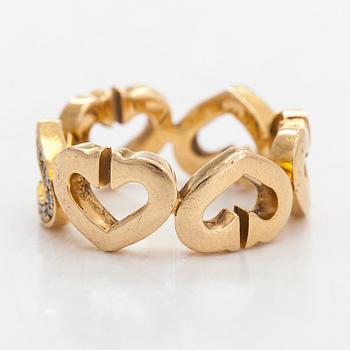 Cartier, ring, "C de Cartier", 18K guld och diamanter.