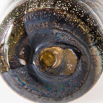 OIVA TOIKKA, a glass bird, signed Oiva Toikka Nuutajärvi.