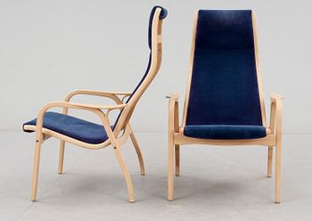 FÅTÖLJER, ett par, "Lamino", Yngve Ekström, Swedese.