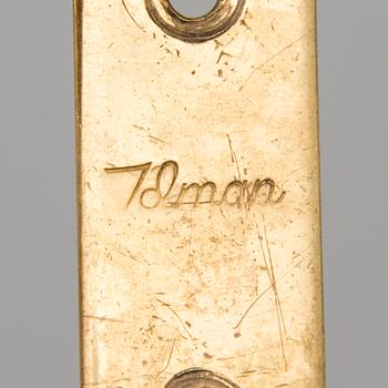 A mid 20th century wall light marked Idman, Finland.