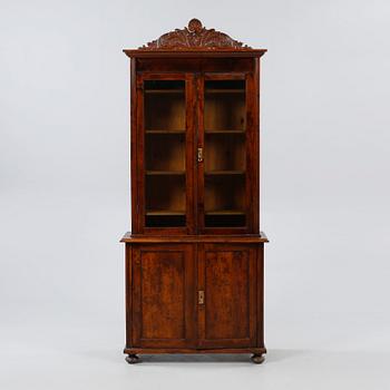 BOKSKÅP, sent 1800-tal.