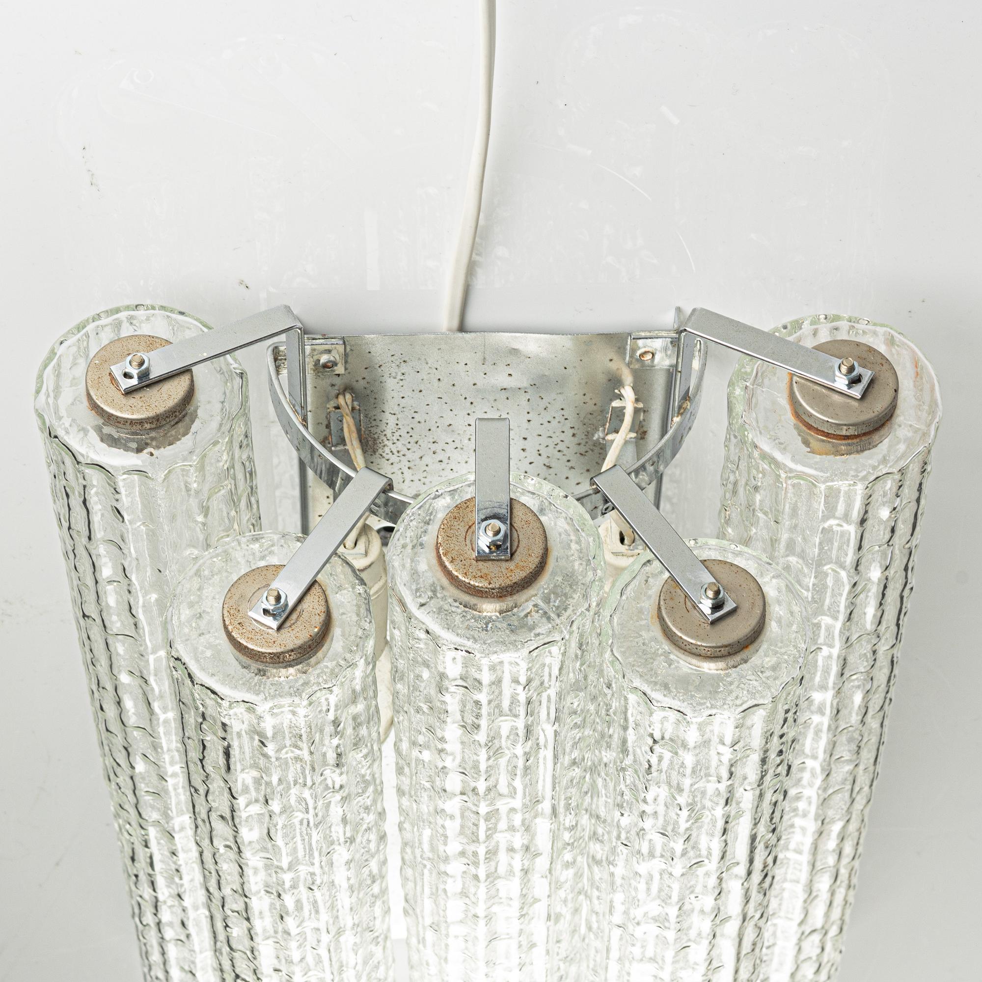 Toni Zuccheri, a wall lamp, Venini, Murano, Italy, 1960s/70s.