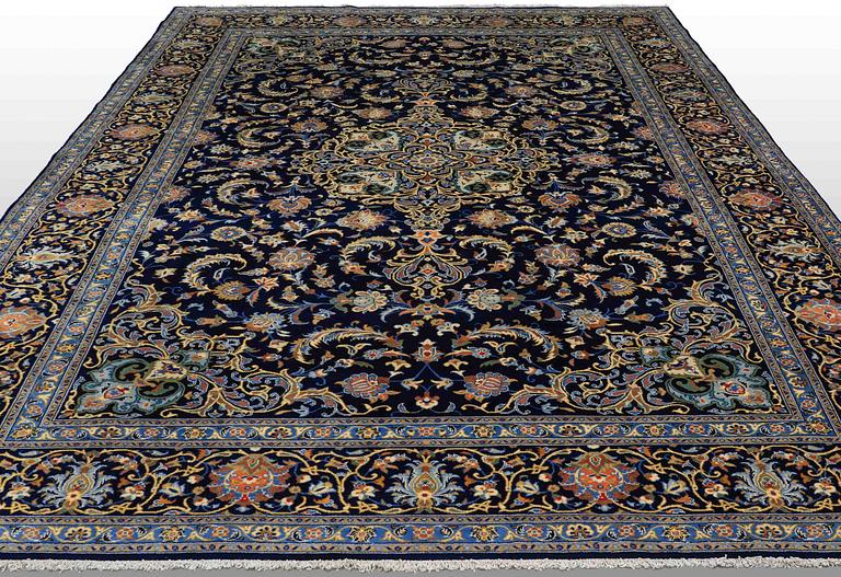 A CARPET, Kashan, around 412 x 292 cm.