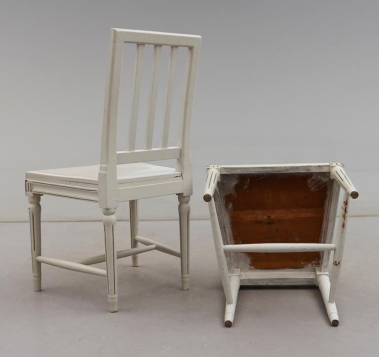 STOLAR, 6 st, sengustavianska, 1800-talets första hälft.