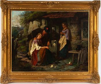 William Henry Midwood, oil on canvas, signed.