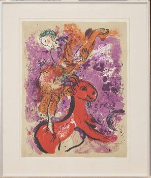 MARC CHAGALL, efter, utställningsaffisch, 1985.