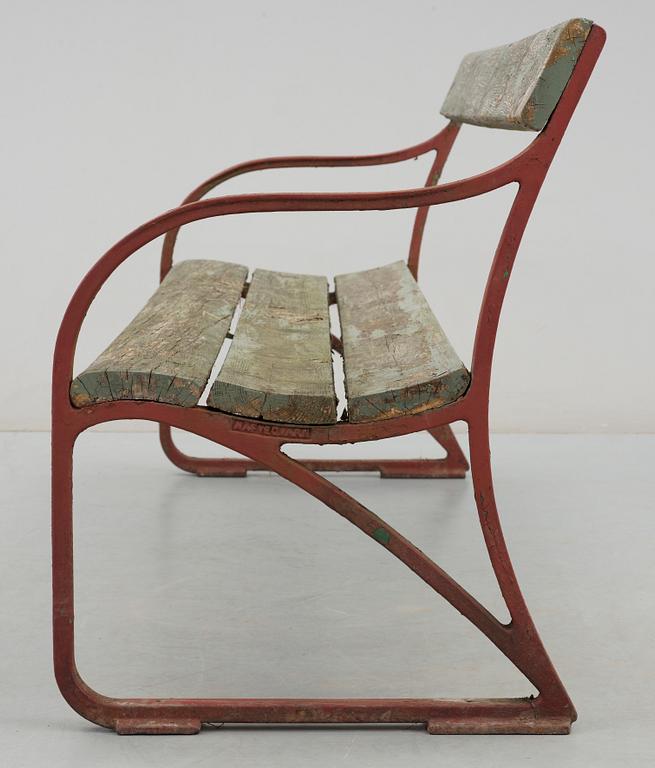 PARKSOFFA, gjutjärn, Näfveqvarn. 1900-tal.