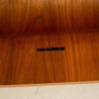 JØRN UTZON, an 'Aurora' esy chair and ottoman Trio Line, Denmark.