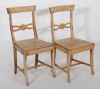 STOLAR, 4 st. Allmoge 1800-tal.