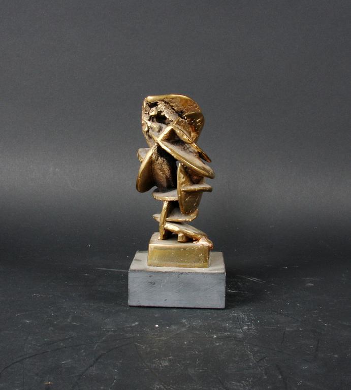 OKÄND KONSTNÄR. Skulptur, brons, bär sign.