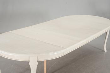 MATSALSMÖBLEMANG, 11 delar, rokokostil, K A Roos, Helsingborg.