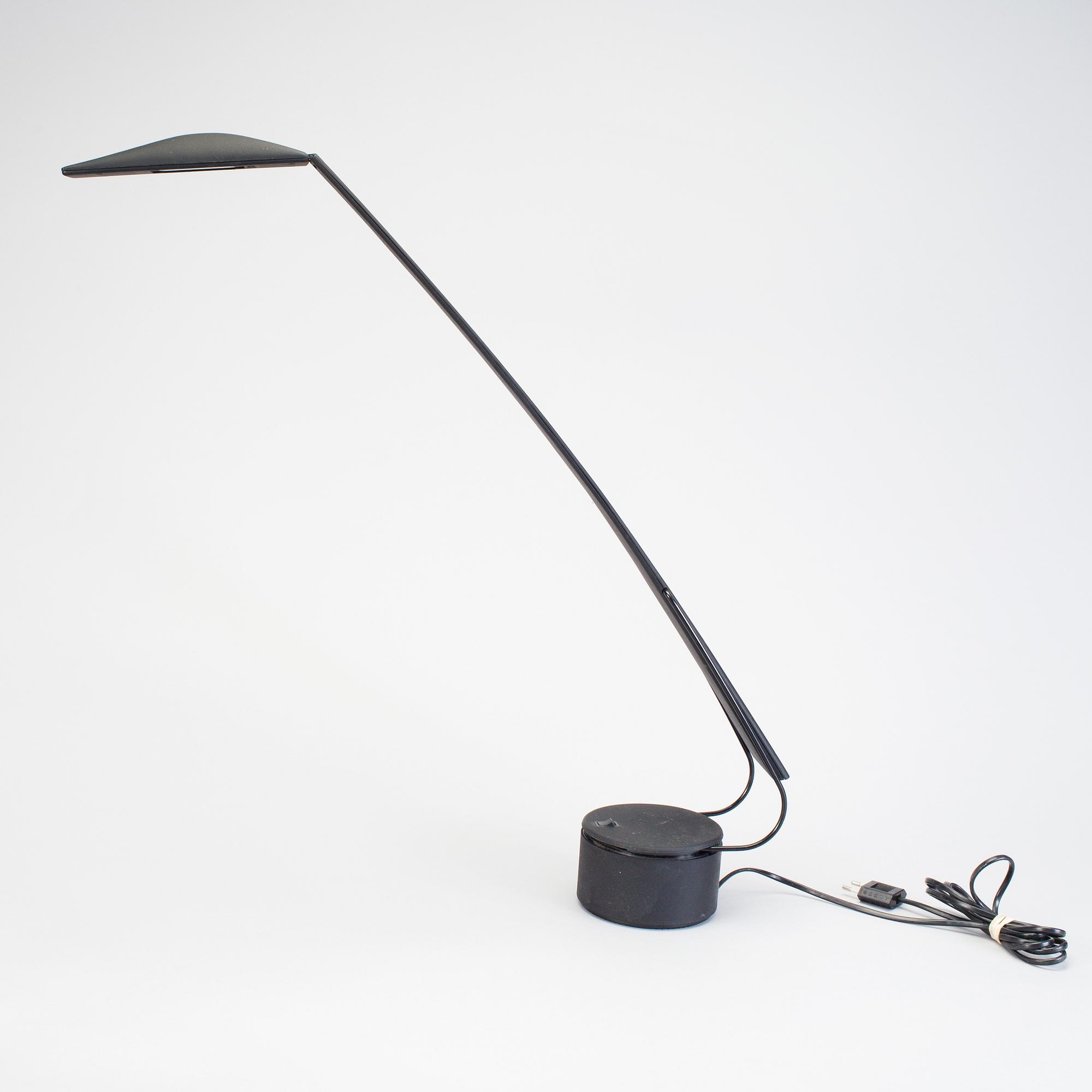 MARIO BARBAGLIA & MARCO COLOMBO, skrivbordslampa, plast, "Dove", för PAF studio, Milano, 1900-talets andra hälft.