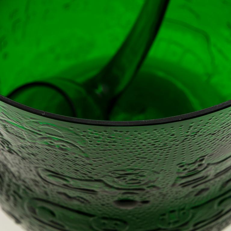 OIVA TOIKKA, SKÅL, SLEV och 5 GLAS, "Fauna", glas, Nuutajärvi/Notsjö.
