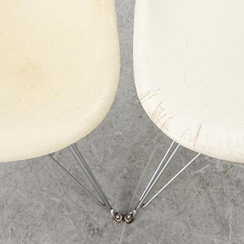 Charles & Ray Eames, Stolar, 4 st, "DSR Plastic Chair", Herman Miller & Vitra.