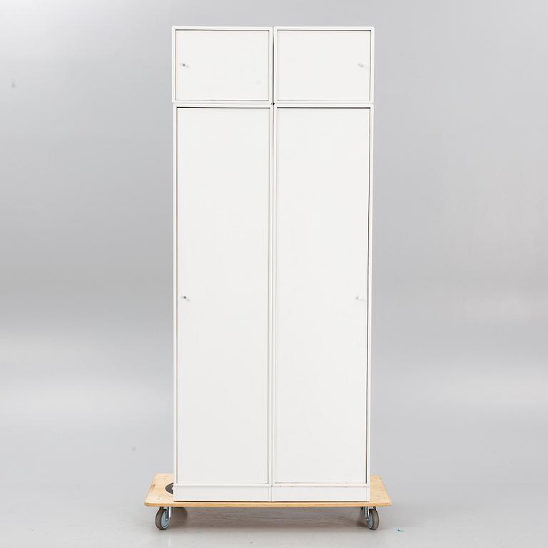 Peter J. Lassen, a pair of wardrobes with top cabinets, Montana, Denmark.