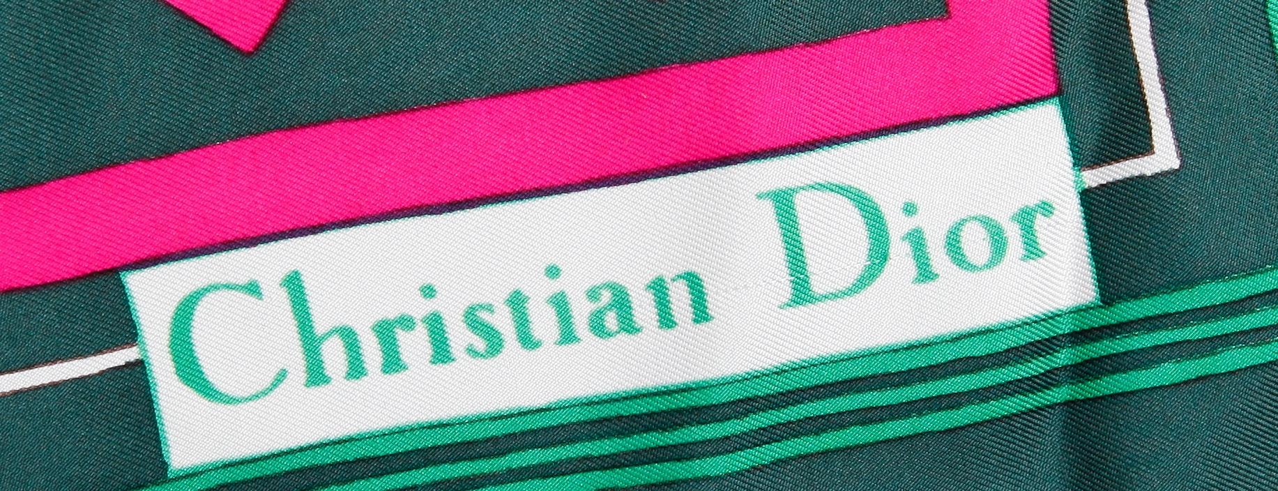 SCARFS, 2 st, silke, Christian Dior.