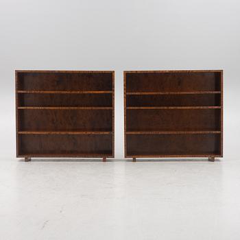A pair of bookcases, 1930s.