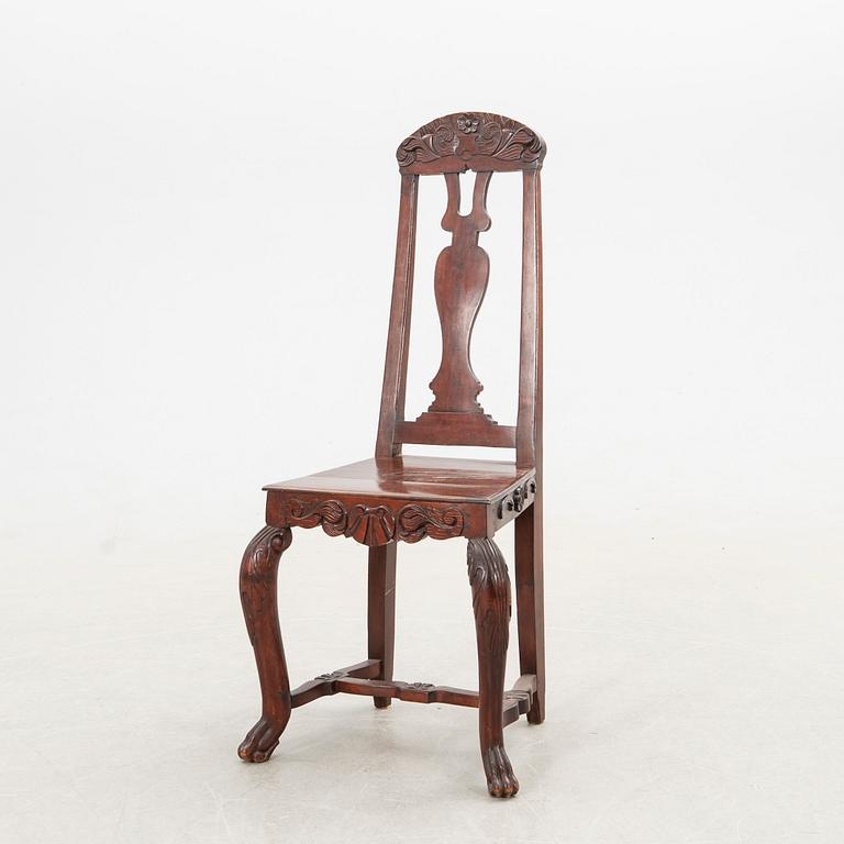 Chair Baroque style 20th century.