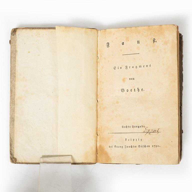 Johann Wolfgang von Goethe, 1790.