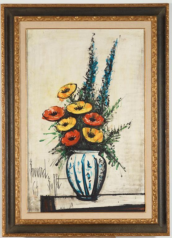 Bernard Buffet, "Bouquet de fleurs".