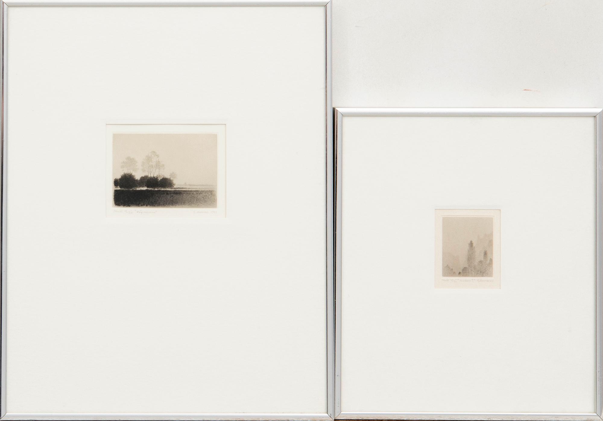 Gunnar Norrman, "Tarndalen (?) I" samt "Högsommar".