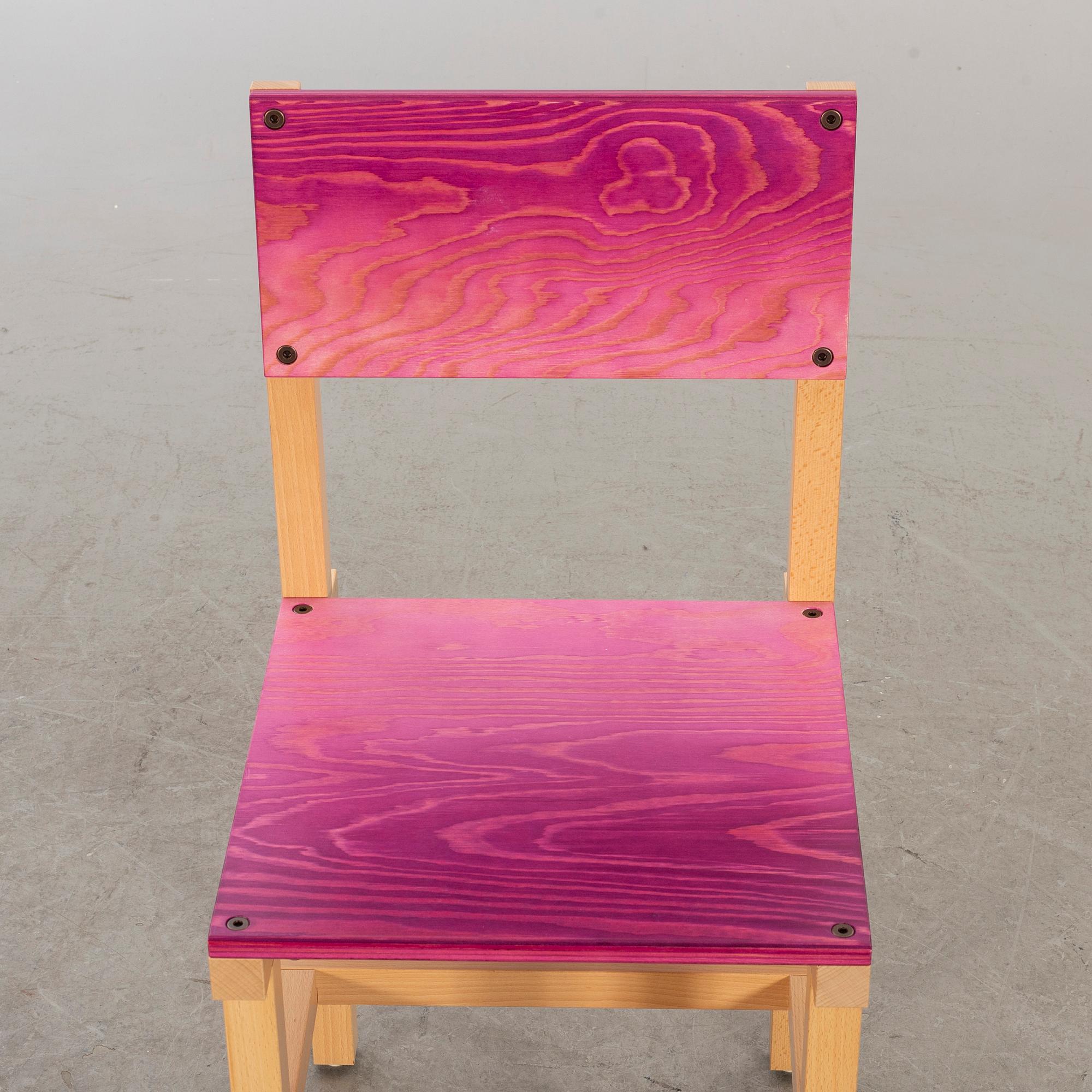 FREDRIK PAULSEN, "Röhsska"Designbaren, chair, Blå Station 2020, Chair 51/102.