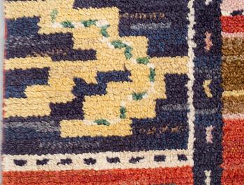 Märta Måås-Fjetterström, a carpet, "Tornet", knotted pile, ca 311 x 203-209 cm, signed AB MMF.