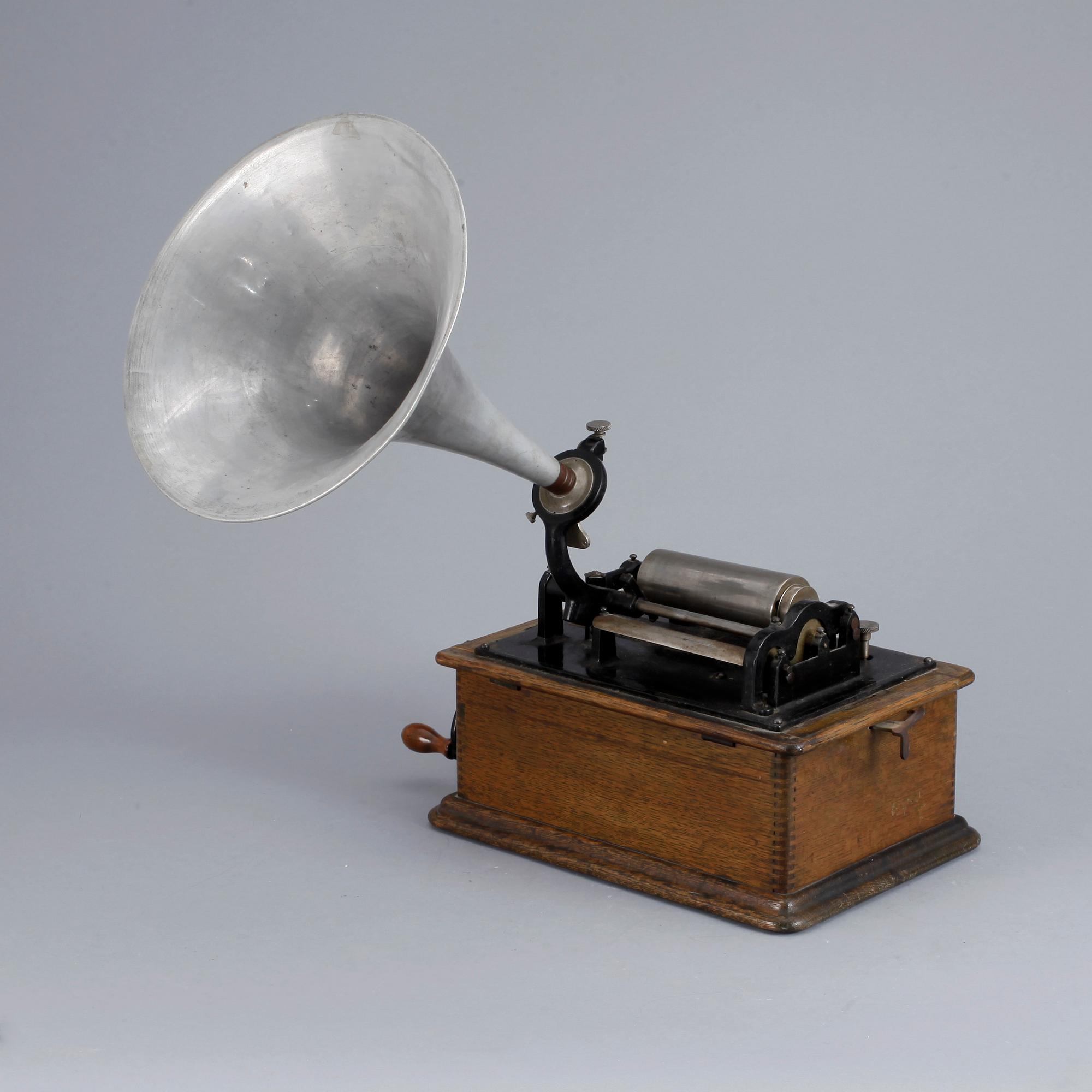 PHONOGRAPH, Edison Standard, sent 1800-tal.