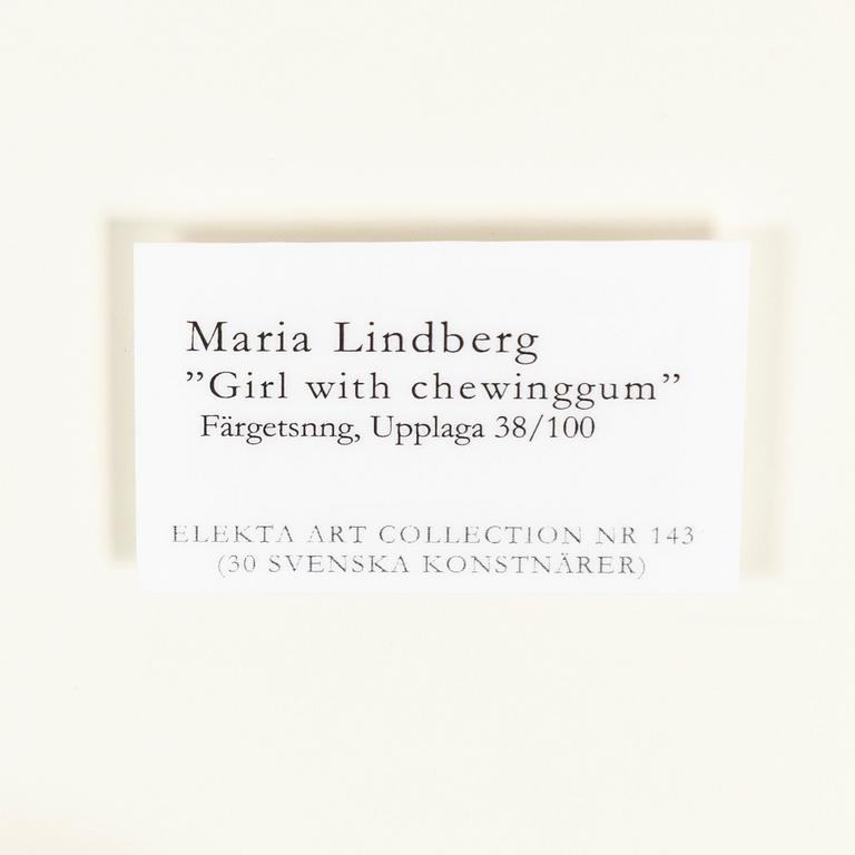 Maria Lindberg, "Girl with Chewing Gum".