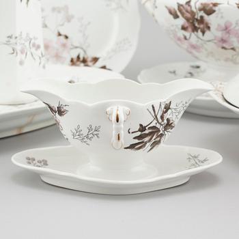 98 pieces of earthenware tableware from Rörstrand, model "Risa", produced between 1888- 1908.
