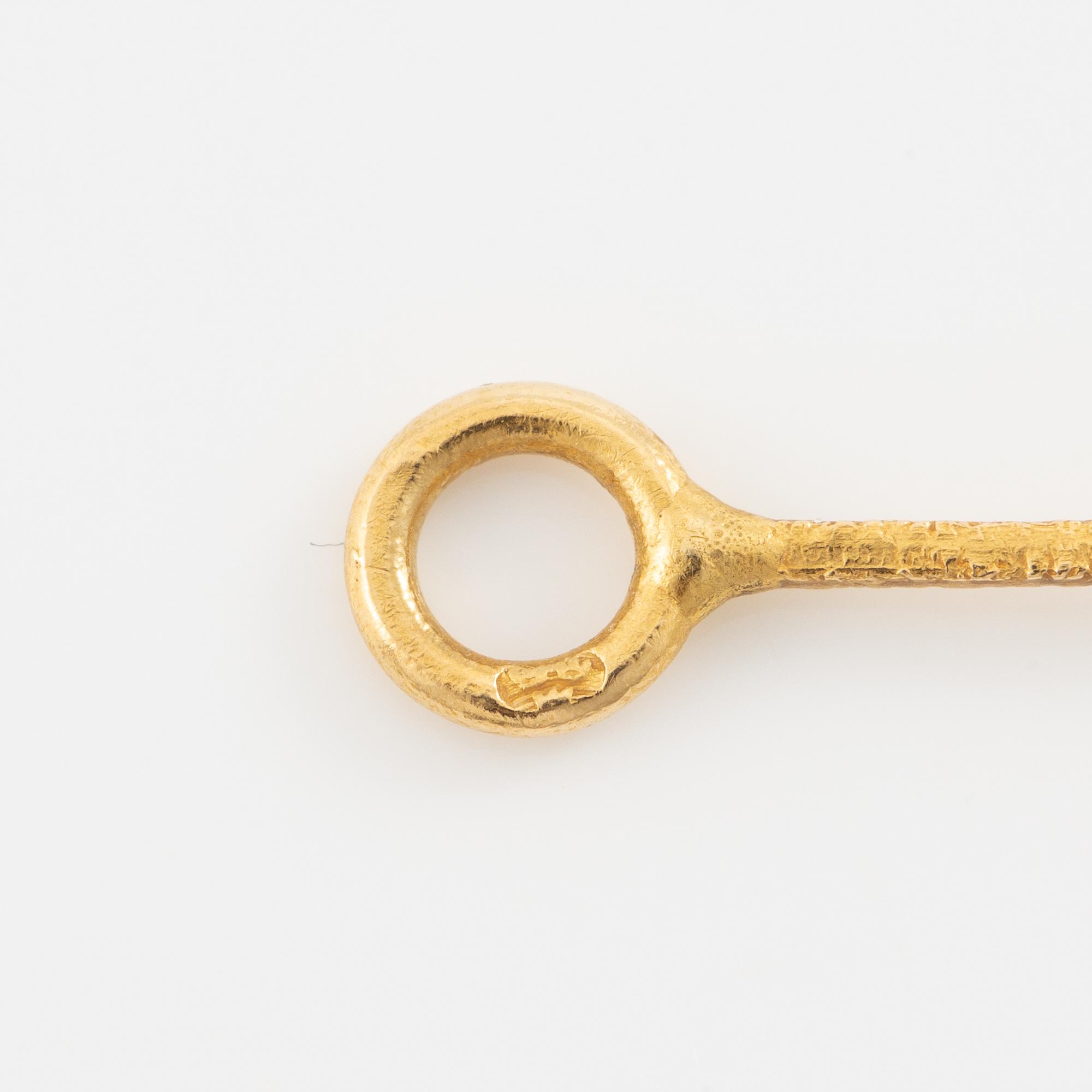 Björn Weckström, necklace, "Lompolo", 18K gold.