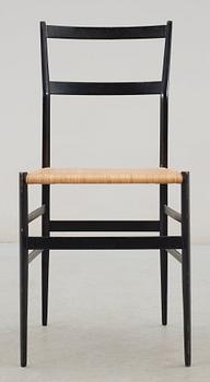 GIO PONTI, stol, "Superleggera", Cassina, Italien.