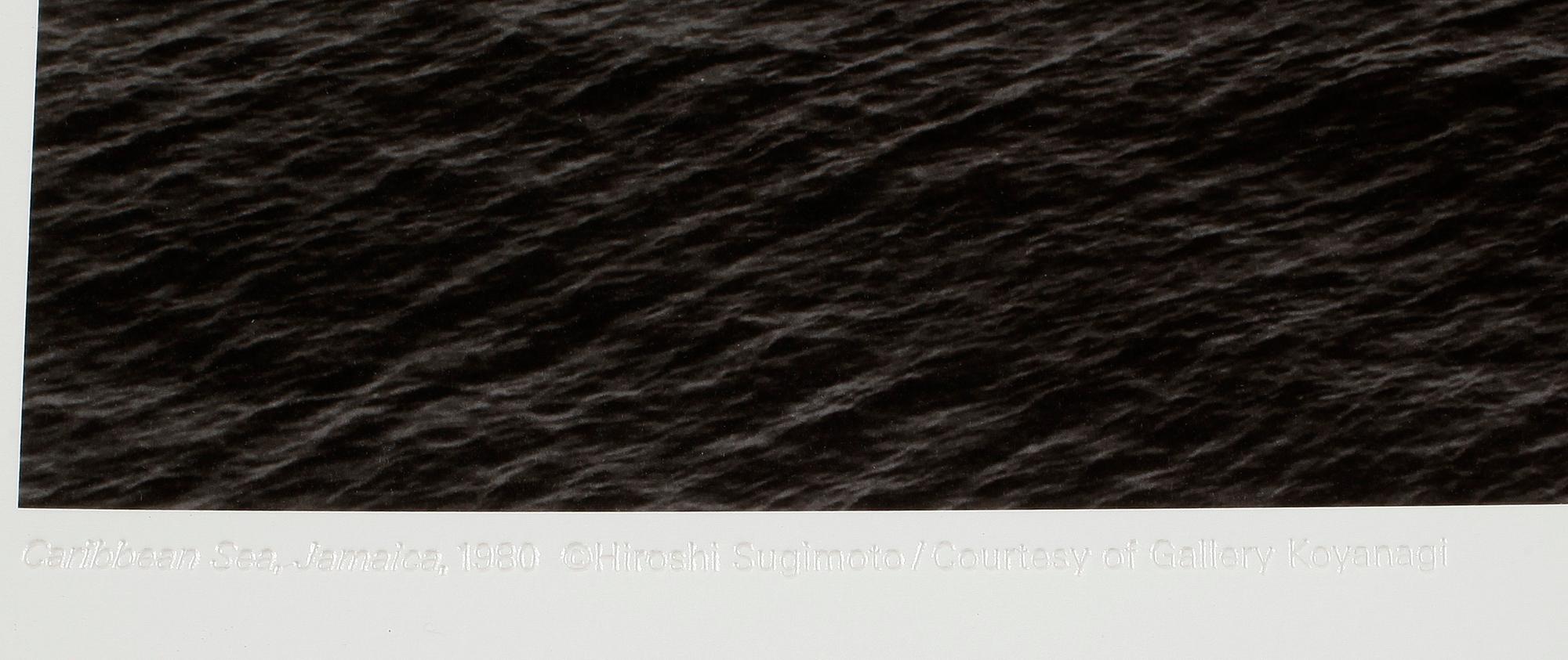 HIROSHI SUGIMOTO, offsetlitografi, "Caribbean Sea" Jamaica, 1980, limiterad upplaga om 300.