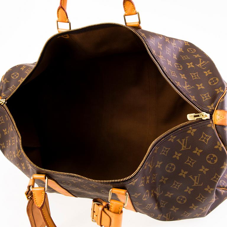 LOUIS VUITTON MONOGRAM KEEPALL 60 BAG.