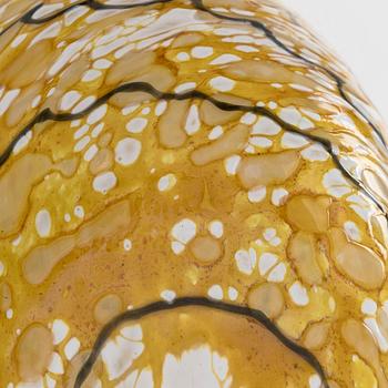 Oiva Toikka, a 'Summer Grouse' glass bird, signed O. Toikka Nuutajärvi.