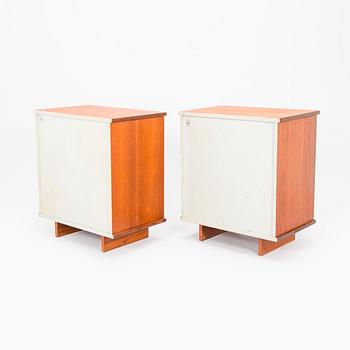 Ilmari Tapiovaara, A pair of bedside tables model 1503 for Asko Finland, 1960s.