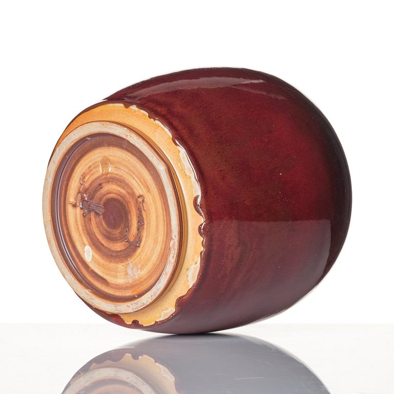 Berndt Friberg, a stoneware vase, Gustavsberg studio, Sweden 1968.