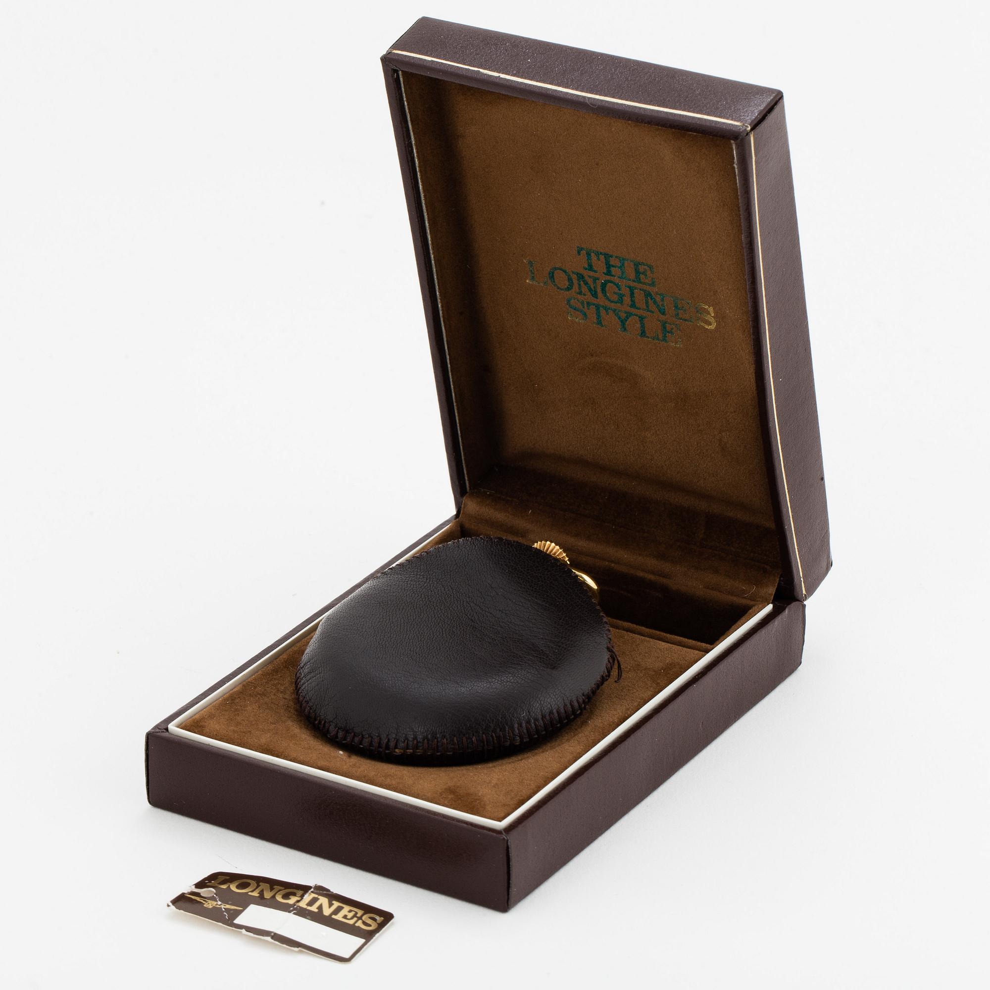 LONGINES, pocket watch, hunter, 50 mm.