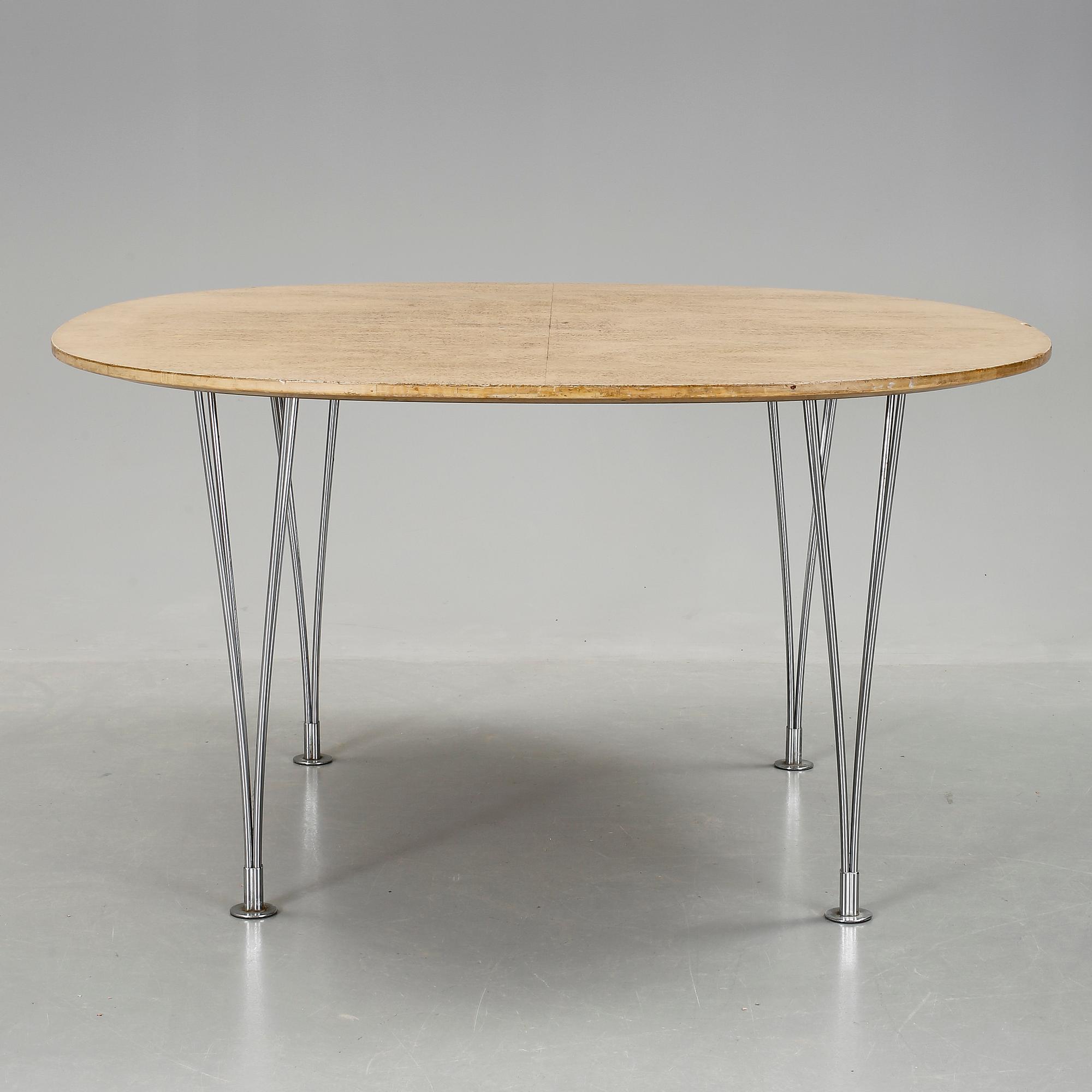 BORD, "Superellips", Bruno Mathsson International, Värnamo. Bruno Mathsson och Piet Hein för Fritz Hansen.