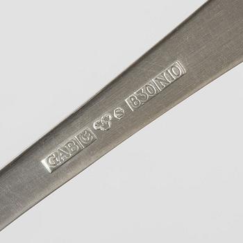 Jacob Ängman, a silver cutlery set, 42 pieces, model "Rosenholm", GAB, some Eskilstuna 1990.