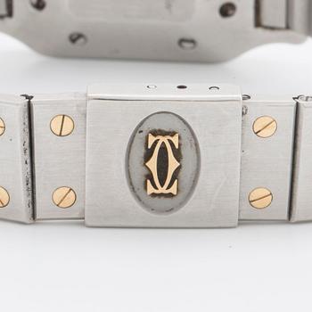 CARTIER Santos, armbandsur, c:a 28 mm c:a 1987.