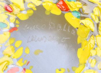 VAS, SKÅL SAMT BREVPRESSAR, 2 st, glas. Bla Murano.