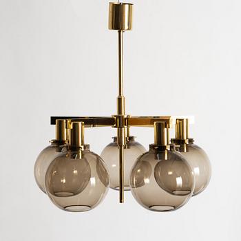 Hans-Agne Jakobsson, taklampa, modell 348/5, Markaryd, 1900-talets andra hälft.