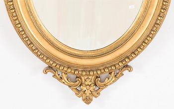 A late Neo-Rococo mirror, late 19th century.