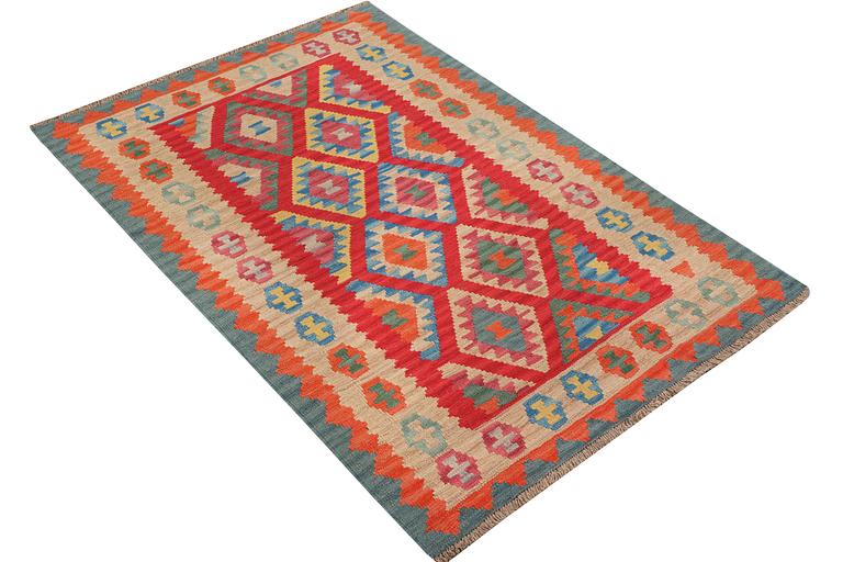 A rug, Kilim, c. 182 x 129 cm.