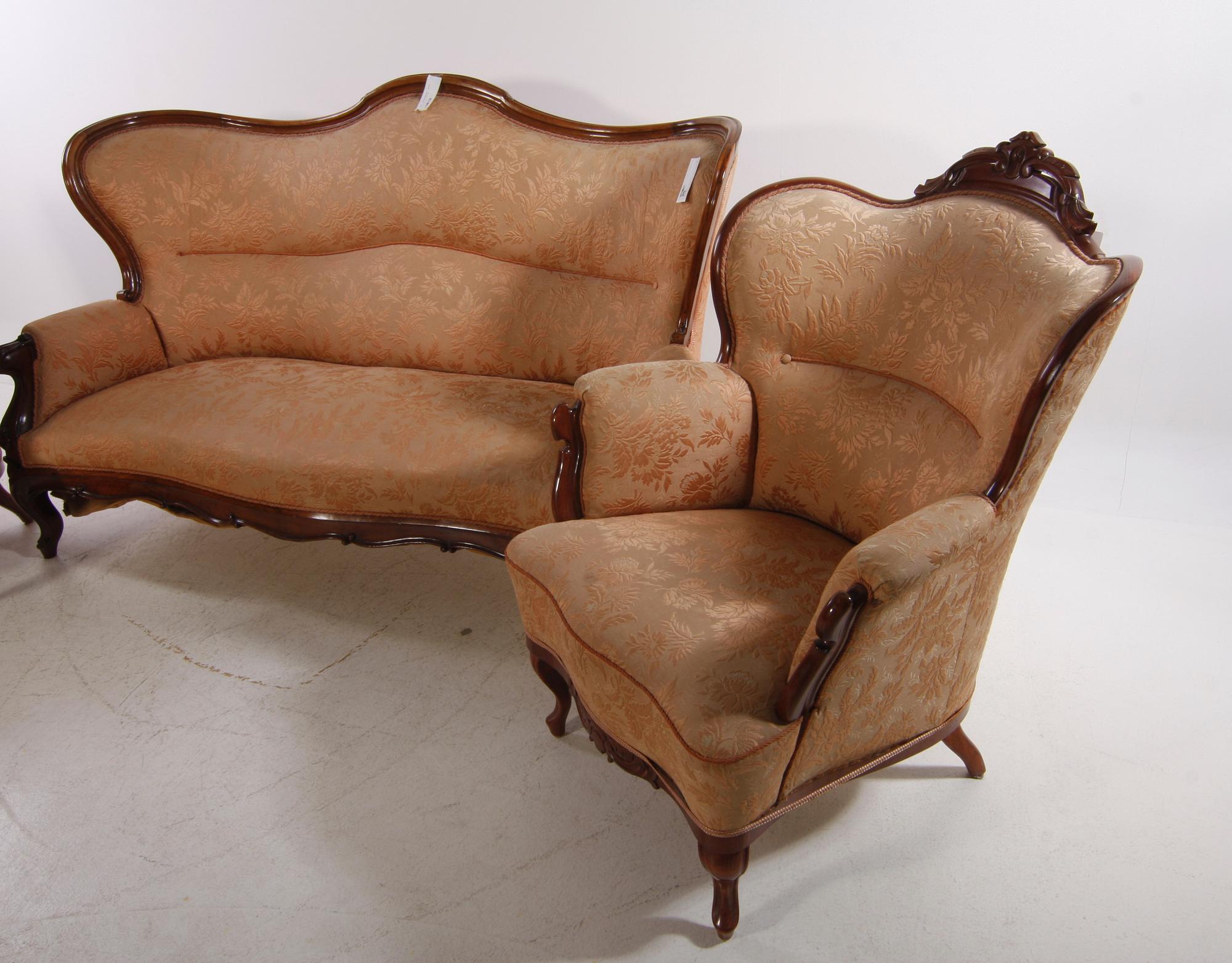 SOFFGRUPP, 2+1. Nyrokoko, 1800-tal.
